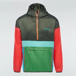 Cotopaxi Multicolor Windbreaker Jacket - Red, Green, Blue